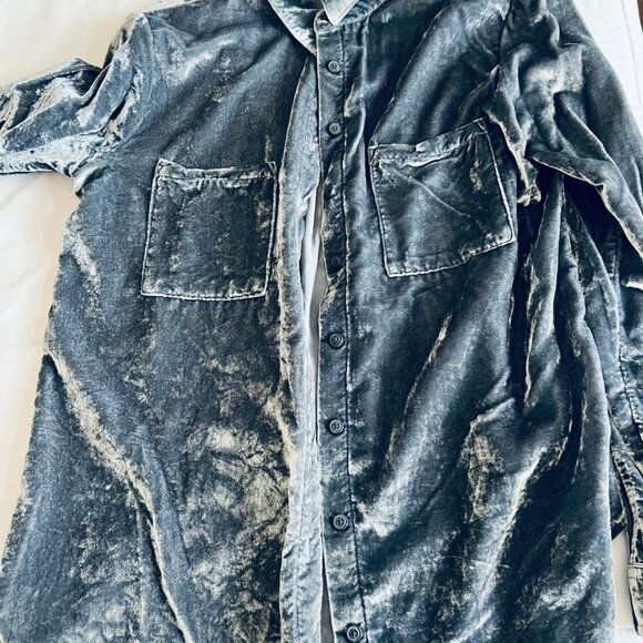 Velvet Buttondown Shirt - Picture 5 of 5